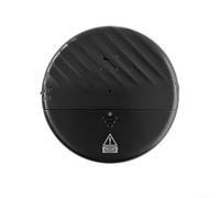 Alarma con sensor de vibración para puerta y alarma de seguridad antirrobo de 125 dB con diseño ultrafino de 9,5 mm, instalación inalámbrica para el hogar Sa(Negro)