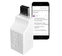 Alarma Corte de Luz WiFi | Aviso por Email Ante Fallos Eléctricos | Alarma de Falla de Energía | Control de Congelador, Segunda Residencia, Acuario y Sistema de Alarma | Sin SIM ni Cuotas Mensuales