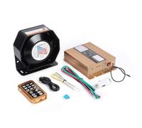 Alarma de Advertencia de Coche, Yctze 12v Alarma de Advertencia de Coche 18 Tonos Altavoz Inalámbrico de Sirena Fuerte Bocina de Seguridad de Manos Libres con 2 Luces LED