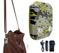 Alarma de camping de 120 dB, dispositivo de supervivencia de alto volumen, construcción resistente a la intemperie, sensor de activación rápida de 5,4 x 4 x 2 cm, alerta audible, sirenas de seguridad