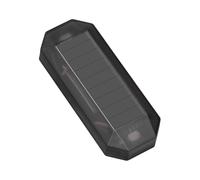 Alarma de coche falsa ligera, dispositivo antirrobo para motocicletas LED, luces de ciclismo de energía solar, para la mayoría de vehículos, maniquí simulado - Aparato