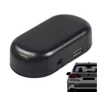 Alarma de coche falsa solar - Luz de advertencia LED intermitente, dispositivo de seguridad antirrobo simulado | Lámpara parpadeante decorativa recargable por USB ABS para coches, motocicletas, SUV, c