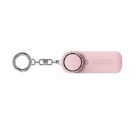 Alarma de defensa para personas con luz LED intermitente de 130 dB, dispositivo de seguridad ABS, alerta segura, pequeña para todas las edades, seguridad para personas mayores