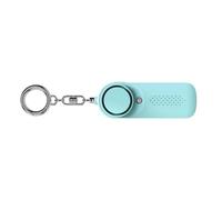 Alarma de defensa para personas con luz LED intermitente de 130 dB, dispositivo de seguridad ABS, alerta segura, pequeña para todas las edades, seguridad para personas mayores