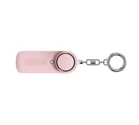 Alarma de defensa para personas con luz LED intermitente de 130 dB, dispositivo de seguridad ABS, dispositivo de alerta seguro, pequeño para todas las edades, luz segura de alto decibelio