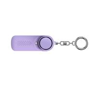 Alarma de defensa para personas con luz LED intermitente de 130 dB, dispositivo de seguridad ABS, dispositivo de alerta seguro, pequeño para todas las edades, luz segura de alto decibelio