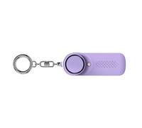 Alarma de defensa para personas con luz LED intermitente de 130 dB, dispositivo de seguridad ABS, dispositivo de alerta seguro, pequeño para todas las edades, luz segura de alto decibelio