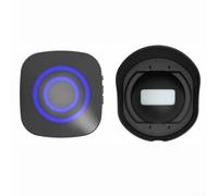 Alarma de entrada inalámbrica con sensor de movimiento giratorio de 360°, IP44, resistente al agua, alcance de 200 m, sensor exterior para villa, seguridad de almacén, enchufe o receptor USB (uno a