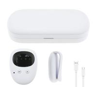 Alarma de enuresis para niños y niñas, ajuste de sensor inalámbrico, de alarma doble, tiempo de espera largo, carga USB, carga para niños que duermen profundamente, gestión de la enuresis