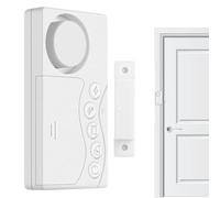 Alarma de inalámbrica: detector de movimiento para entrada, de alarma antirrobo de puerta | Sensor de seguridad magnético, alarma de apertura de ventana, puerta de piscina, para