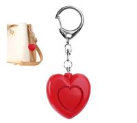 Alarma de lobo en forma de corazón - Alarma de seguridad de emergencia de alto volumen 125dB con luz de seguridad para niños y mujeres, medida de autodefensa | Garantiza la seguridad al salir, puede