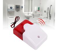 Alarma de Luz y Sonido, Alto Decibelio, Luz Roja, Flash, Zumbador, de Alarma Estroboscópica, Sirena de Seguridad Eléctrica Con Cable (220V)