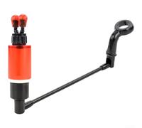 Alarma de mordida de caña de pescar Material ABS Sistema de notificación sensible Diseño compacto para pesca de carpa al aire libre Viaje azul (rojo)