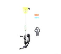 Alarma de mordida para pesca de carpa, 4 indicadores para que nunca te pierdas una captura (amarillo)