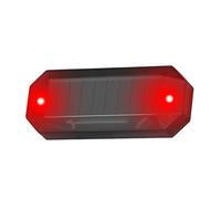 Alarma de motocicleta alimentada por energía solar, luz LED intermitente de seguridad para motocicleta, alarma antirrobo para motocicleta, alarma falsa elegante para motocicleta, luz de seguridad