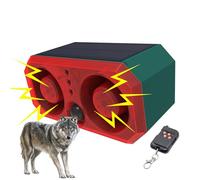 Alarma de Movimiento Solar - Premium Ergonomic Versatile, Elegant Detector, con Sonido Generador Ruido, lámpara 130 dB Grabación Sensor | Multipurpose Outdoor Indoor Utility Compact