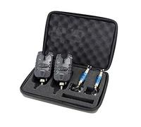 Alarma de pesca de carpa y Swinger Set LED azul resistente al agua