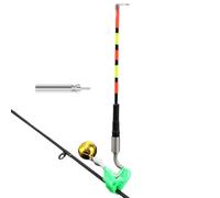 Alarma de pesca, indicador eléctrico con luz nocturna | Señalizador para caña de pescar para estanque, río, lago, kayak, pontoon, bagre