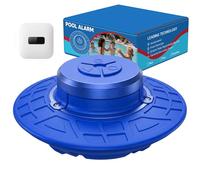 Alarma de piscina, alarma de seguridad flotante para piscinas enterradas y sobre el suelo, sirena de 110 dB IP68 impermeable, detección de onda inteligente que evita alertas falsas, alcance