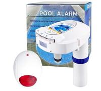 Alarma de Piscina con Receptor Remoto, Sistema de Monitor de ahogamiento subacuático de Piscina, alarmas Junto a la Piscina alimentadas por Pilas para Piscinas enterradas y sobre el Suelo, Protector