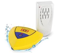Alarma de Piscina ELEKTROBOCK - Sensor de Movimiento Flotante con Sirena de 95dB | Fácil instalación | IP67 | para Todas Las Piscinas