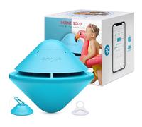 Alarma de piscina solo, alarma inteligente para piscina con aplicación Bluetooth, para piscinas sobre el suelo y en el suelo, sirena fuerte de 110 dB, IP68 impermeable, instalación en segundos.