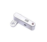 Alarma de puerta de aleación de aluminio, tope de seguridad, ajustable, alarma antirrobo para puerta interior, fácil instalación para el hogar