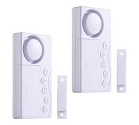 Alarma de Puerta de congelador, Alarma de Seguridad para Ventana, de 3/15/30/60 Segundos Alarma de refrigerador inalámbrica de retardo Ajustable, 4 en 1 Sensor de Puerta Alarma Abierta