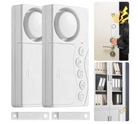 Alarma de puerta de congelador, alarma inalámbrica para puerta del congelador, alarma inalámbrica para puerta del congelador con retraso de tiempo 3/15/30/60 segundos, alarma de seguridad para ventana