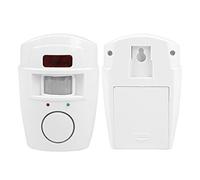 Alarma de Puerta, Entrada de Ventana inalámbrica Alarma Timbre de Puerta Sensor de Movimiento PIR Seguridad en el hogar Ladrón infrarrojo con Sirena de 105dB y 2 Controles remotos