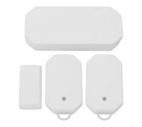 Alarma de puerta inalámbrica, sensor de alarma de puerta inalámbrico de 140 dB con 2 mandos a distancia, volumen ajustable y luz intermitente, 5 modos de seguridad para protección de entrada de
