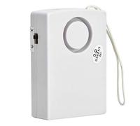 Alarma de Puerta y Ventana de Seguridad Personal, Alarma de Seguridad con Sensor Táctil de 120 DB, Alarma de Manija de Puerta de Inducción de Campo Eléctrico de Cuerpo Humano, Alarma Antirrobo