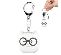 Alarma de seguridad de 130 dB con luz recargable | Dispositivo de protección individual ideal para hombres, mujeres, camping, correr,