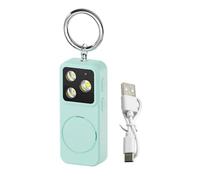 Alarma de seguridad de emergencia: potente LED recargable, herramienta de advertencia sonora personal | Dispositivo accesorio de seguridad con protección de alta decibelios, alarma de advertencia