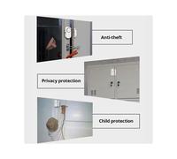 Alarma de Seguridad Inalámbrica de 90 DB, Sensor de Apertura Magnética Independiente para Puertas y Ventanas, Seguridad Mejorada para el Hogar (10