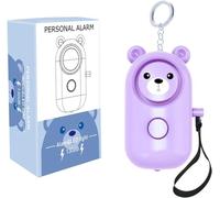 Alarma de Seguridad para la autodefensa. Llavero con Sonido de 130 Decibelios para emergencias de Niñas, Niños, Mujeres, Gente Mayor…. (Violeta)