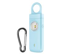 Alarma De Seguridad Personal,con Luz LED, Fuerte de 130dB, Recargable Tipo-C,Dispositivos De Protección Personal - para Caminar Hotel Viaje Acampada Estudiante Universitaria Salud Hombres