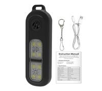 Alarma de seguridad personal - Llavero de fuerte, luz estroboscópica LED | Dispositivo de emergencia de 130 dB con clip para mujeres, equipo de protección portátil para niñas, herramienta de