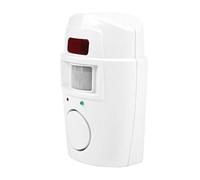 Alarma De Sensor De Movimiento De Seguridad para El Hogar, Material ABS Montado En La Pared Alarma De Sensor De Movimiento De 105db Alarma Blanca Fácil De Instalar para El Garaje del Hogar