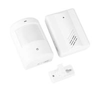 Alarma de Timbre inalámbrico Detector de Sensor infrarrojo de Seguridad de Entrada de Timbre de Puerta de Bienvenida Activado por Movimiento de Largo Alcance para Oficina en casa