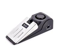 Alarma de tope de puerta, tope de puerta con alarma de seguridad de 120 DB, tope de puerta de cuña para el piso para viajes, apartamento, casa (paquete de 1)