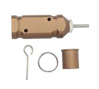 Alarma de viaje perimetral Cable de viaje de aleación de aluminio Alarma perimetral de seguridad de alerta temprana para camping y seguridad de propiedad (Café)