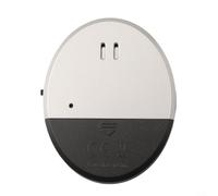 Alarma de vibración avanzada para ventanas y puertas, sirena de vidrio fuerte de 130 dB, sensor ultra delgado con detección fiable para seguridad de viaje en casa, oficina, no requiere taladrar, negro
