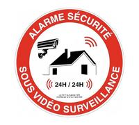 Alarma De Vídeo Metal for Carretera, Sin Señal, Acceso Prohibido, Propiedad Privada, Atención, Perro, No Entrar, No Estacionar, Advertencia Giro, 1 Ud(TYA0745-11,20x20cm)