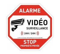 Alarma De Vídeo Metal for Carretera, Sin Señal, Acceso Prohibido, Propiedad Privada, Atención, Perro, No Entrar, No Estacionar, Advertencia Giro, 1 Ud(TYA0745-13,30x30cm)