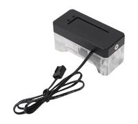 Alarma del Medidor de Flujo para el System de Enfriamiento de Agua, 12-24V Aleación de Aluminio Alarma de Enfriamiento de Agua Acrílica de Agua para Alta Temperatura Baja RPM