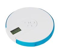 Alarma dispensadora de píldoras, unidad de temporizador digital de medicamentos, caja organizadora de píldoras de siete días, pantallas grandes, contenedor de bloqueo de privacidad seguro, ayuda