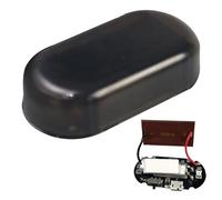 Alarma falsa para coche con energía solar, alarma falsa para coche con energía solar, la luz LED simula la seguridad imitación - Lámpara intermitente flash antirrobo, lámpara de simulación de alarma