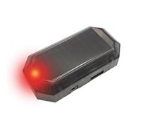 Alarma falsa para coche, dispositivo de alarma de coche, luz de seguridad visual con energía solar para estacionamiento de automóviles, camiones, vehículos de seguridad