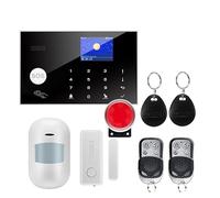 Alarma Hogar Inteligente, Alarma Inteligente Con Cable Inalámbrico De Seguridad For El Hogar Tuya WIFI/GSM Intercomunicador Control Remoto Kit Sensor Sirena Marcación Automática(W7B11)